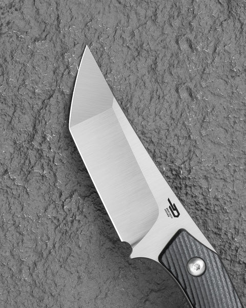 BESTECH STEP BFK06A 3.193'' D2 Blade Black G10 Handle