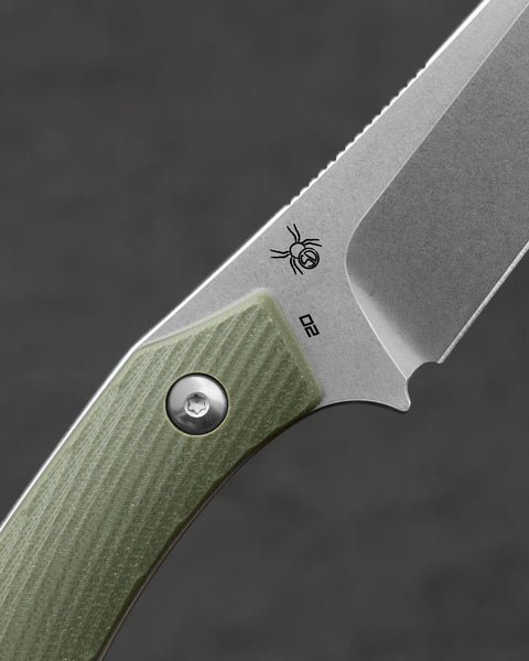 BESTECH STEP BFK06B 3.193'' D2 Blade Green G10 Handle