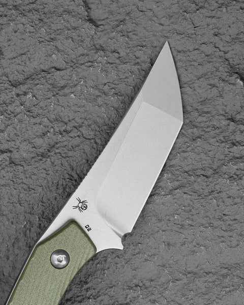 BESTECH STEP BFK06B 3.193'' D2 Blade Green G10 Handle