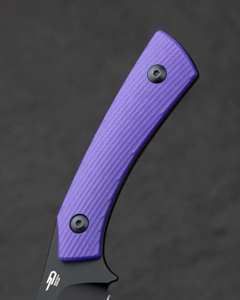 BESTECH STEP BFK06C 3.193'' D2 Blade Purple G10 Handle