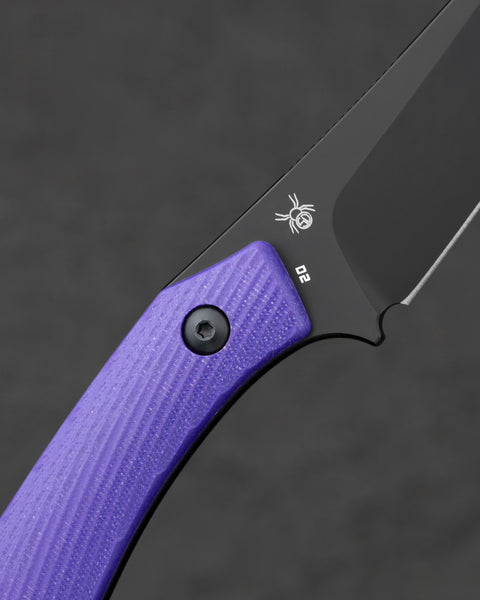 BESTECH STEP BFK06C 3.193'' D2 Blade Purple G10 Handle