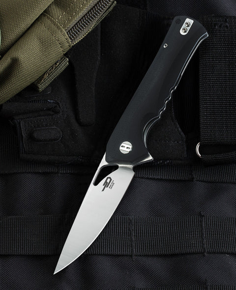 BESTECH MUSKIE BG20A-1 3.54" D2 Blade G10 Handle