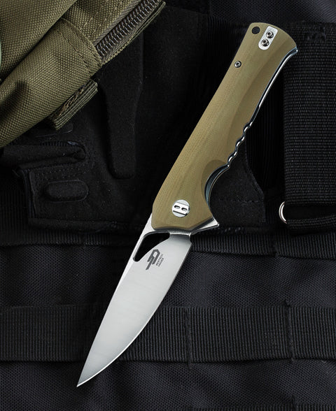 BESTECH MUSKIE BG20C-1 3.54" D2 Blade G10 Handle