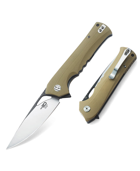 BESTECH MUSKIE BG20C-2 3.54" D2 Blade G10 Handle