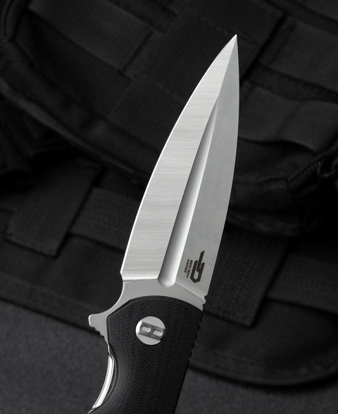 BESTECH FIN G10 Handle: 3.67" 14C28N Blade BG34A-1