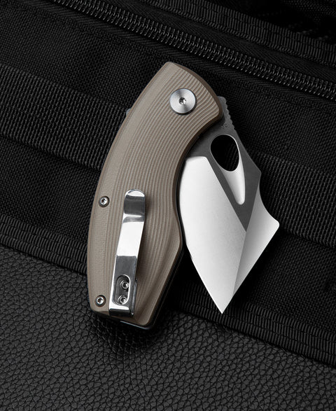 BESTECH LIZARD Beige G10 Handle: 2.4" D2 Blade BG39C