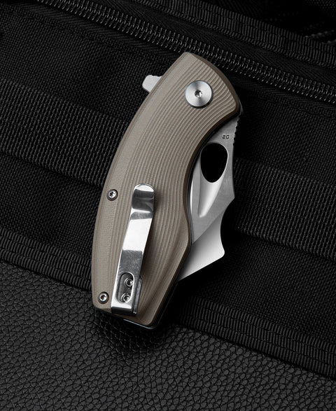 BESTECH LIZARD Beige G10 Handle: 2.4" D2 Blade BG39C