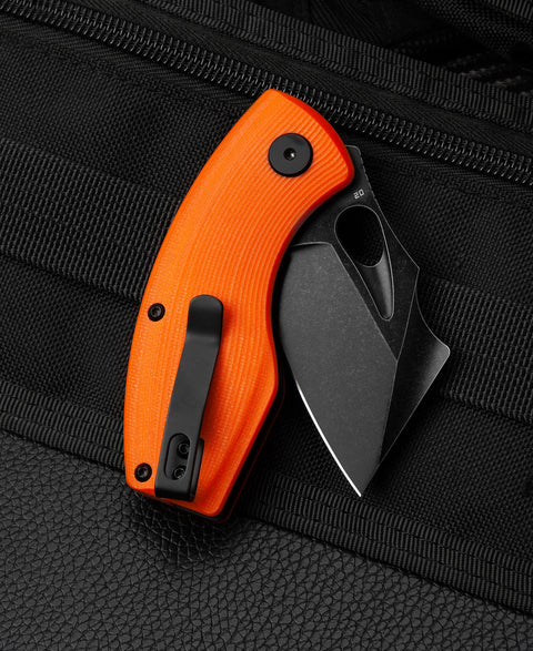 BESTECH LIZARD Orange G10 Handle: 2.4" D2 Blade BG39D