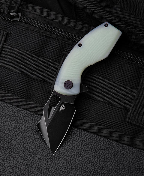 BESTECH LIZARD Transparent G10 Handle: 2.4" D2 Blade BG39E