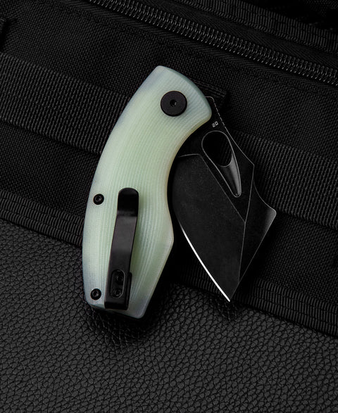 BESTECH LIZARD Transparent G10 Handle: 2.4" D2 Blade BG39E