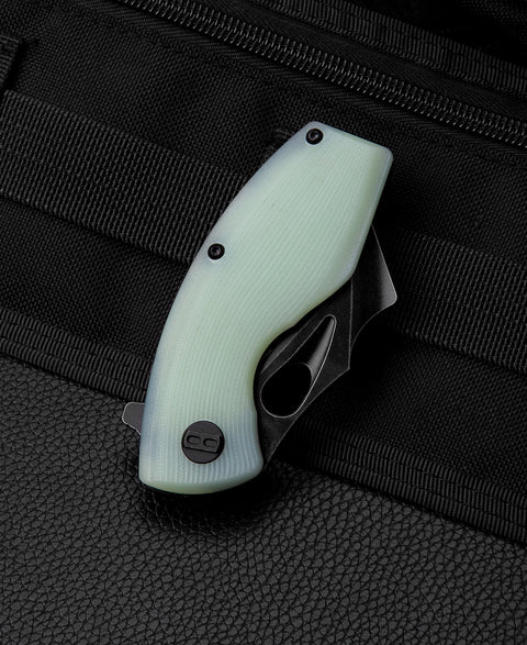 BESTECH LIZARD Transparent G10 Handle: 2.4" D2 Blade BG39E