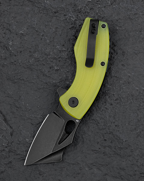 BESTECH LIZARD Lime Green G10 Handle: 2.4" D2 Blade BG39F