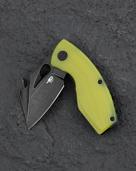 BESTECH LIZARD Lime Green G10 Handle: 2.4" D2 Blade BG39F