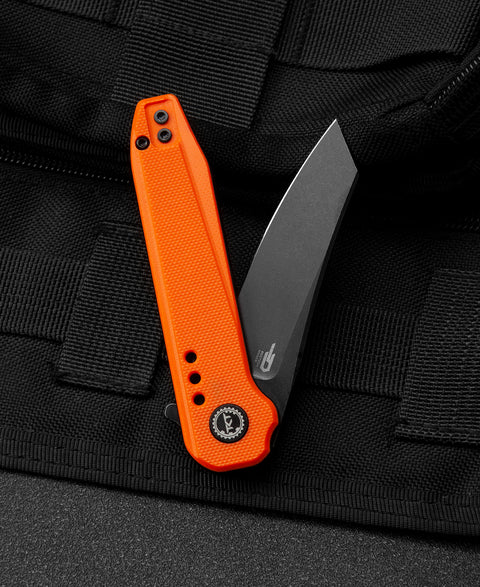 BESTECH SYNTAX Orange G10 Handle: 2.84" 14C28N Blade BG40C