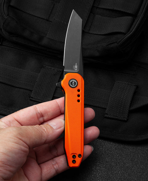 BESTECH SYNTAX Orange G10 Handle: 2.84" 14C28N Blade BG40C