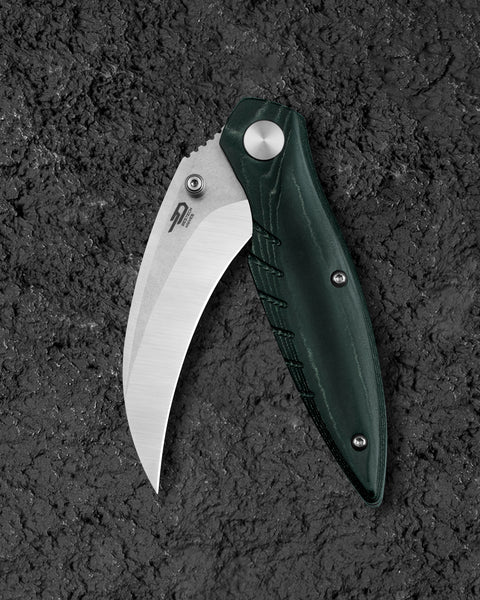 BESTECH MANTIDAE BG60E G10 Handle 2.94" 14C28N Blade