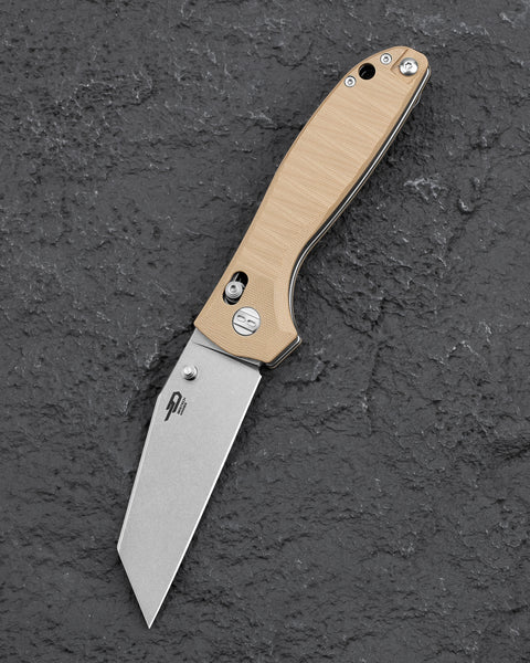 BESTECH Liger BG61C G10 Handle 3.61" D2 Blade