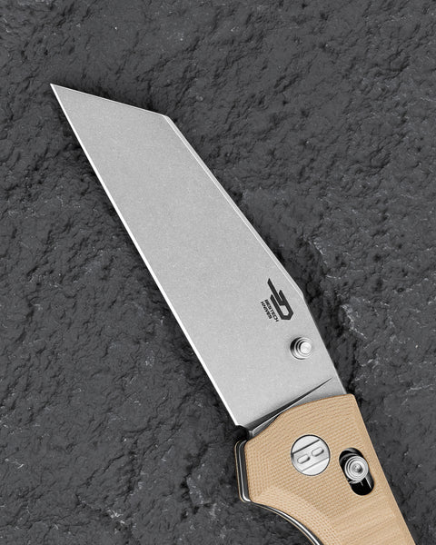 BESTECH Liger BG61C G10 Handle 3.61" D2 Blade