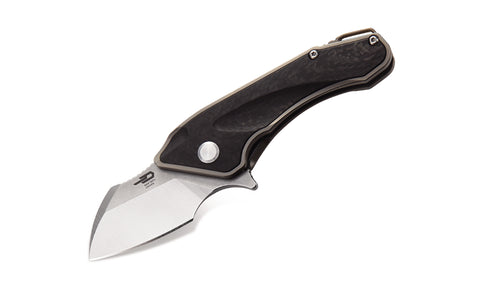 BESTECH IMP BT1710A Titanium+CarbonFiber inlayed Handle: 1.732 CPM-S35VN Blade