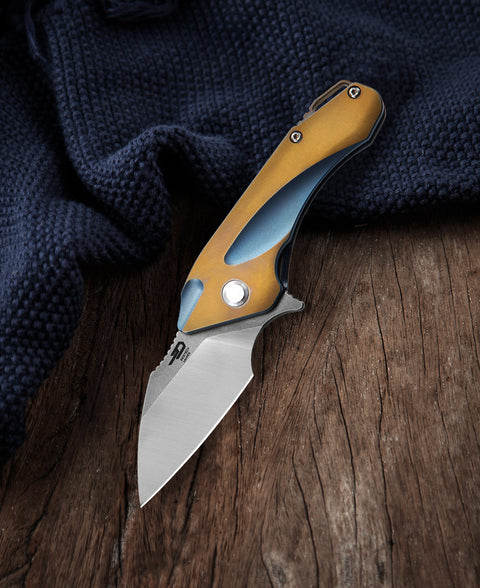 BESTECH GOBLIN BT1711B Titanium Handle: 2.047 CPM-S35VN Blade