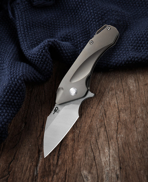 BESTECH GOBLIN BT1711C Titanium Handle: 2.047 CPM-S35VN Blade