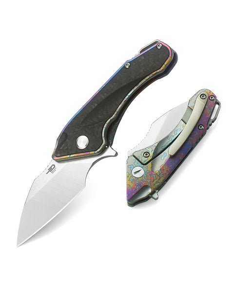 BESTECH GOBLIN BT1711D Titanium Handle: 2.047 CPM-S35VN Blade