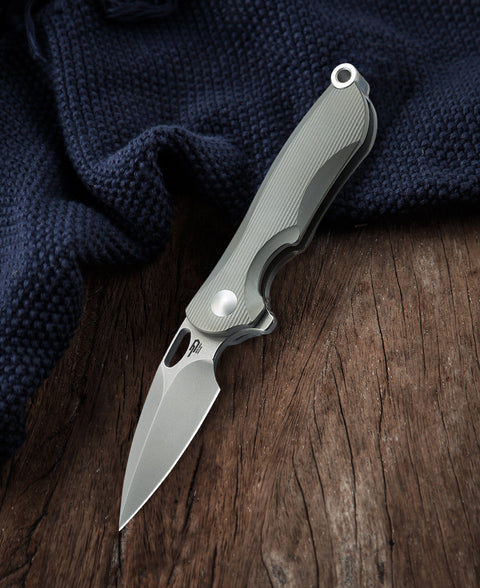 BESTECH PARROT BT1807A 1.85" CPM-S35VN Blade 6AL4V Titanium Handle