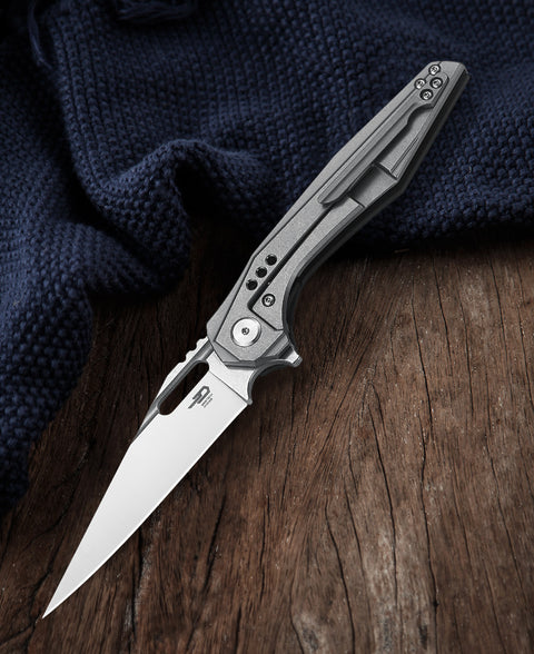 BESTECH MALWARE BT1902A-L Titanium Handle: 3.86" S35VN Blade