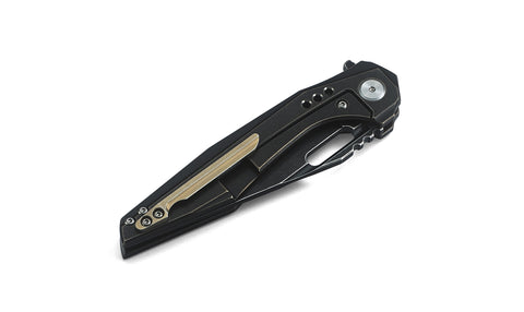 BESTECH MALWARE BT1902B Titanium Handle: 3.86" S35VN Blade