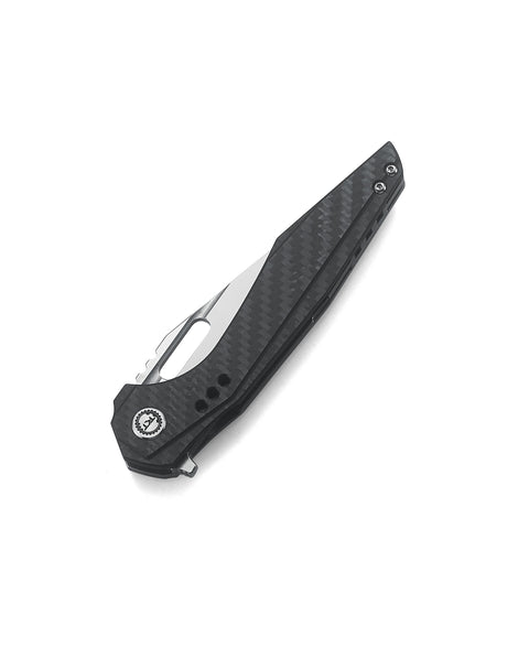 BESTECH MALWARE BT1902C-L Titanium +Carbon Fiber Handle: 3.86" S35VN Blade