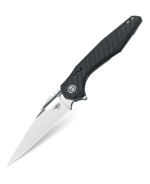 BESTECH MALWARE BT1902C Titanium +Carbon Fiber Handle: 3.86" S35VN Blade