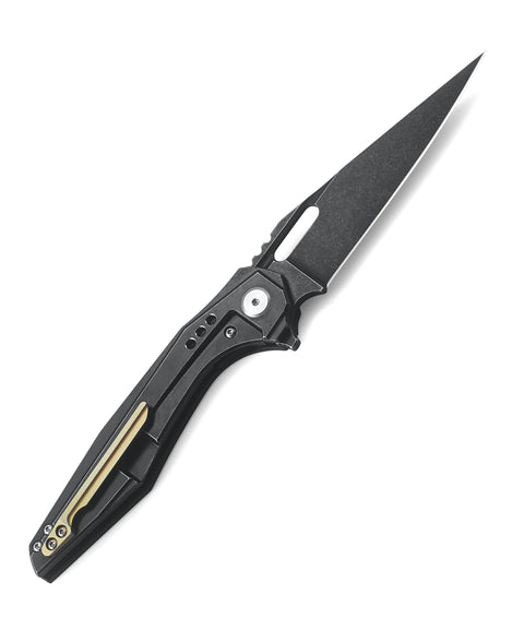 BESTECH MALWARE BT1902D Titanium +Carbon Fiber Handle: 3.86" S35VN Blade