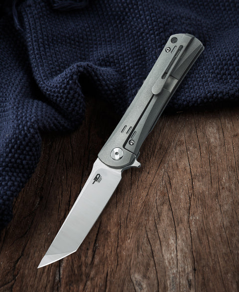 BESTECH KENDO BT1903A-L Titanium Handle: 3.51" S35VN Blade