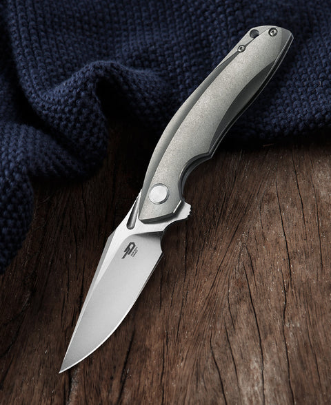 BESTECH GHOST BT1905A Tianium Handle: 3.27" S35VN Blade