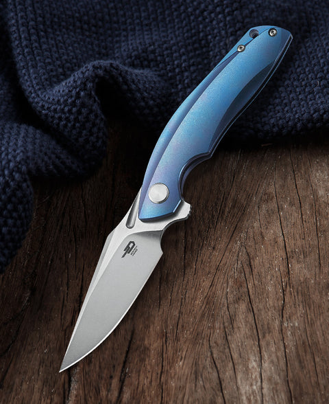 BESTECH GHOST BT1905B Tianium Handle: 3.27" S35VN Blade