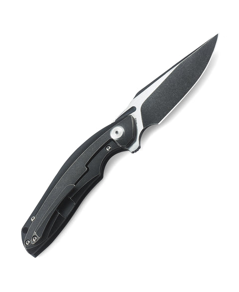 BESTECH GHOST BT1905C-2 Carbon Fiber+Titanium Handle: 3.27" S35VN Blade