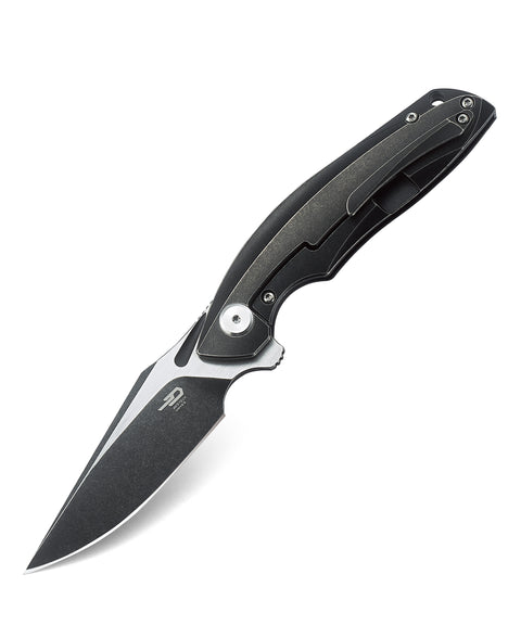 BESTECH GHOST BT1905C-L Carbon Fiber+Titanium Handle: 3.27" S35VN Blade