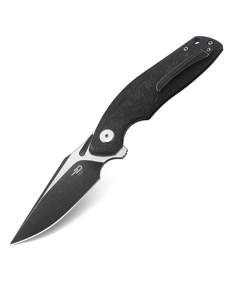 BESTECH GHOST BT1905D-L Carbon Fiber  Handle: 3.27" S35VN Blade