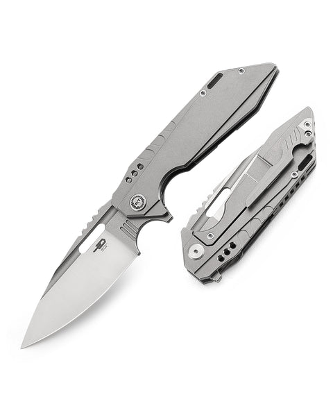 BESTECH SHODAN BT1910A Titanium Handle: 3.86" S35VN Blade