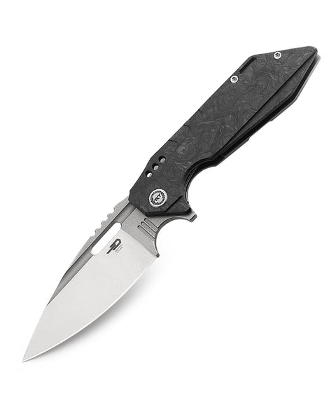 BESTECH SHODAN BT1910C Titanium+Carbon fiber Handle: 3.86" S35VN Blade