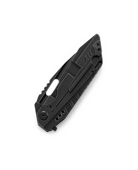 BESTECH SHODAN BT1910D Titanium+Carbon Fiber Handle: 3.86" S35VN Blade