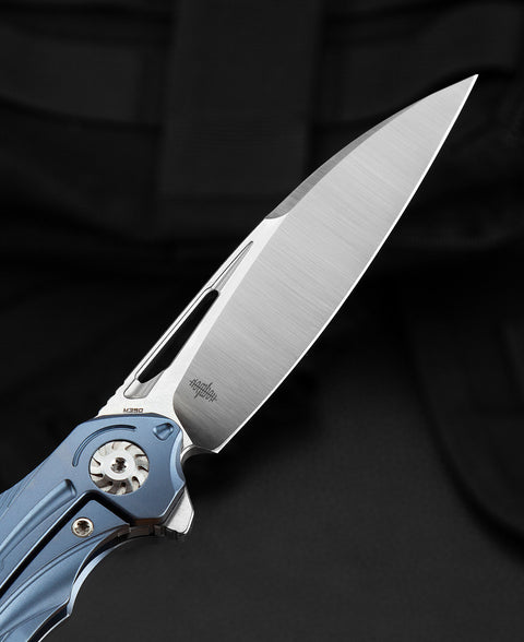 BESTECH WIBRA BT2001B Titanium Handle: 3.43" M390 Blade