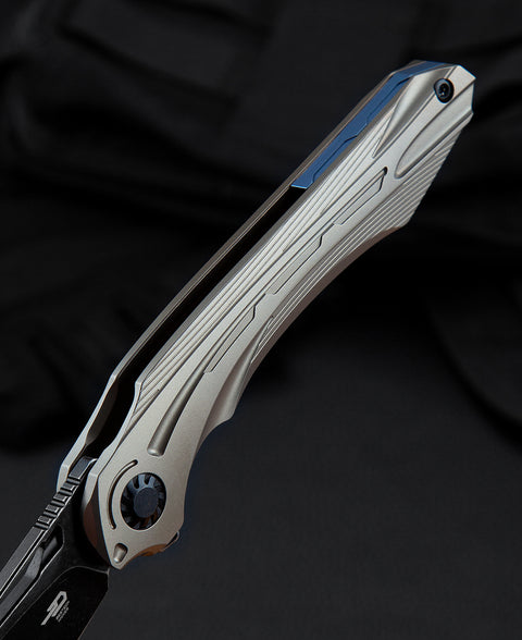 BESTECH WIBRA BT2001E Titanium Handle: 3.43" M390 Blade