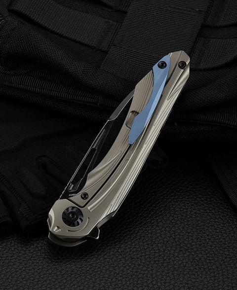 BESTECH WIBRA BT2001E Titanium Handle: 3.43" M390 Blade