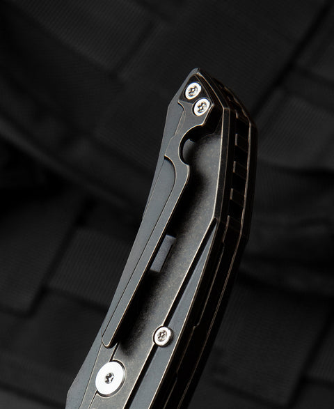 BESTECH EXPLOIT BT2005C Titanium Handle: 3.15" S35VN Blade