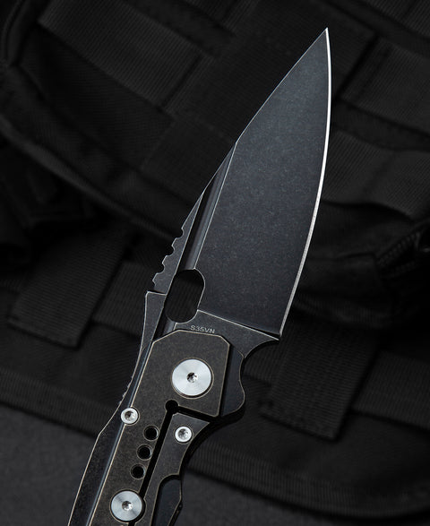 BESTECH EXPLOIT BT2005C Titanium Handle: 3.15" S35VN Blade