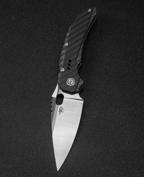 BESTECH EXPLOIT BT2005E Titanium+Carbon Fiber  Handle: 3.15" S35VN Blade