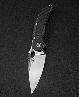 BESTECH EXPLOIT BT2005E Titanium+Carbon Fiber  Handle: 3.15" S35VN Blade