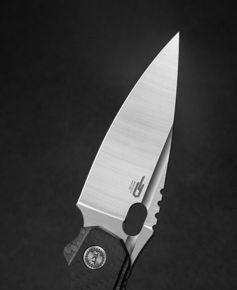 BESTECH EXPLOIT BT2005E Titanium+Carbon Fiber  Handle: 3.15" S35VN Blade