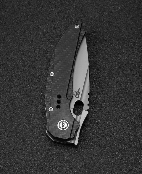 BESTECH EXPLOIT BT2005F Titanium+Carbon Fiber  Handle: 3.15" S35VN Blade